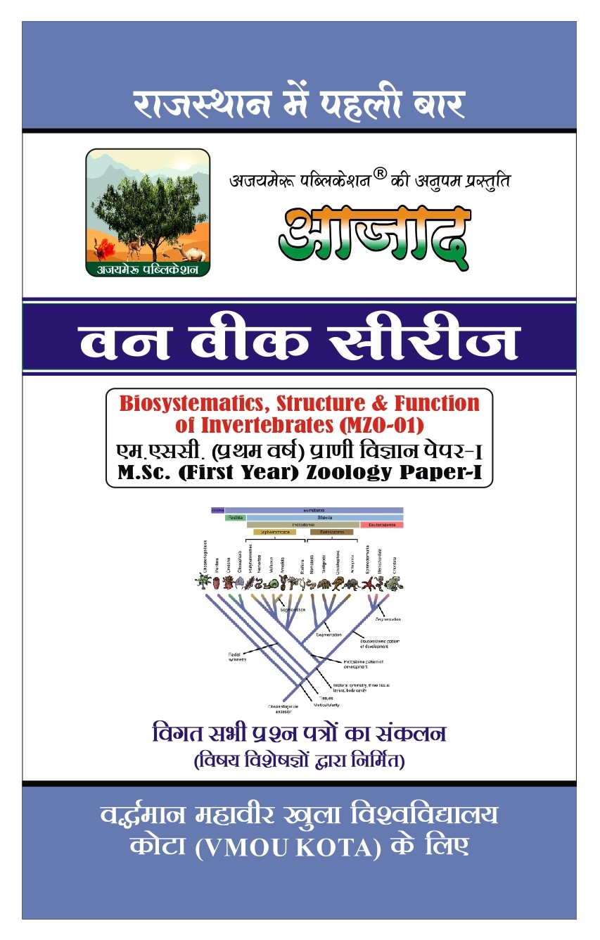 BIOSYSTEMATICS, STRUCTURE & FUNCTION OF INVERTEBRATES (MZO - 01)